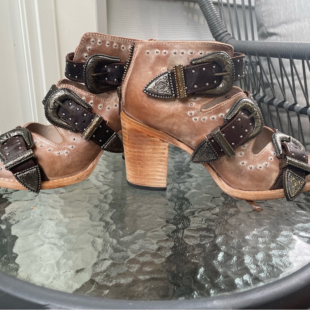Freebird by Steven Tan and Black Studded Sandals